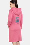 Zivame Soft Terry Fabric Knit Cotton Loungewear Dress - Desert Rose — thumbnail 4
